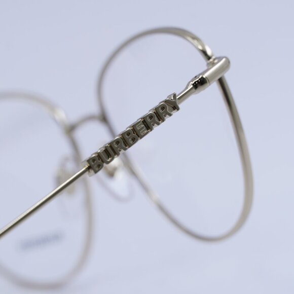 Burberry BE1376 1340 Cat eye Eyeglasses 55mm - Light Gold - Picture 9 of 10